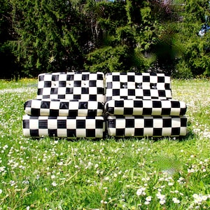 Scacco Matto, Vintage Modular Amanta Sofa Couch by M.Bellini for B&B, Italy, 1979