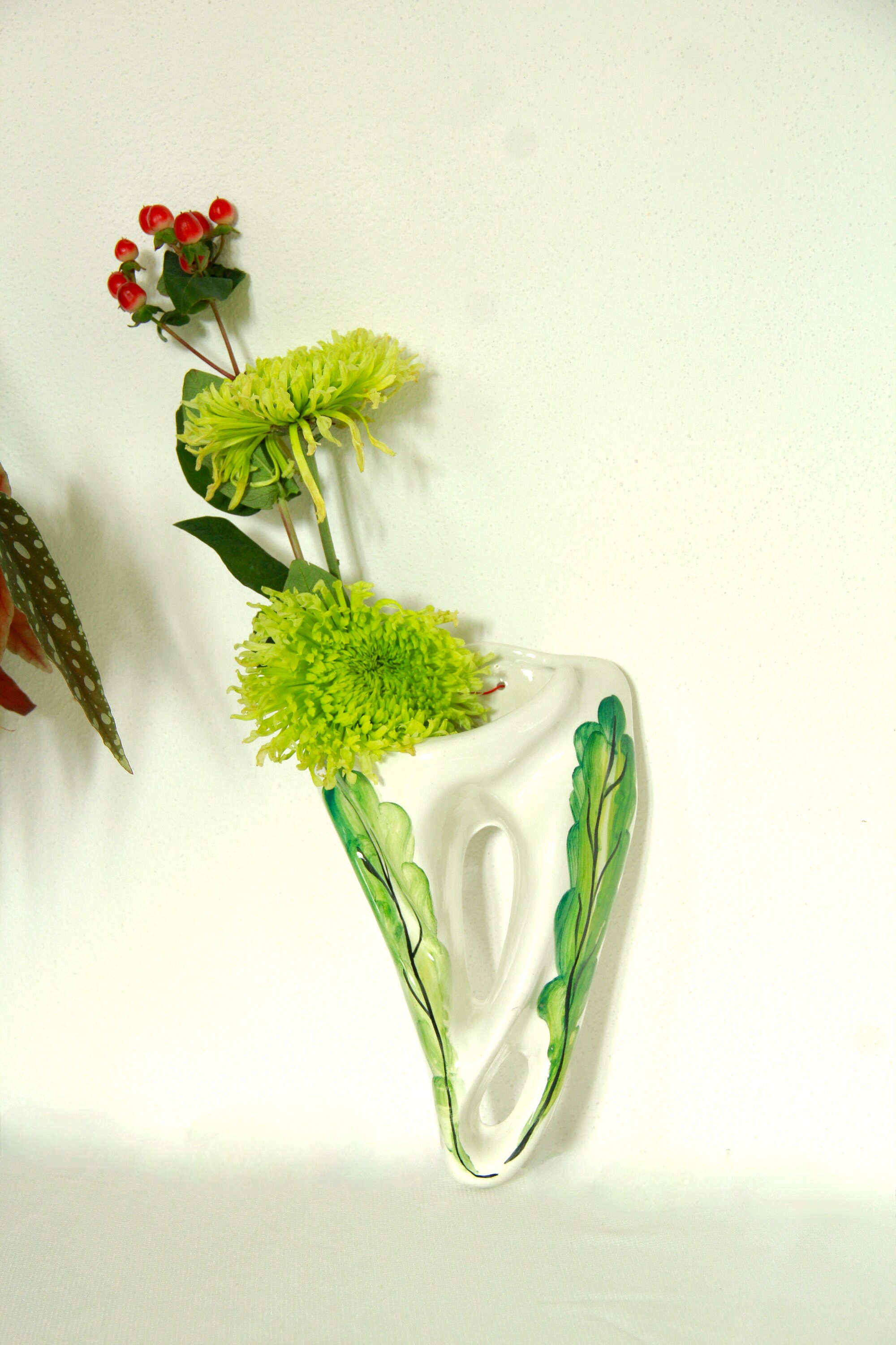 Alloro, Antique Art Deco Wall Vase/ Radiator Humidifier, Italy, 1940s ...