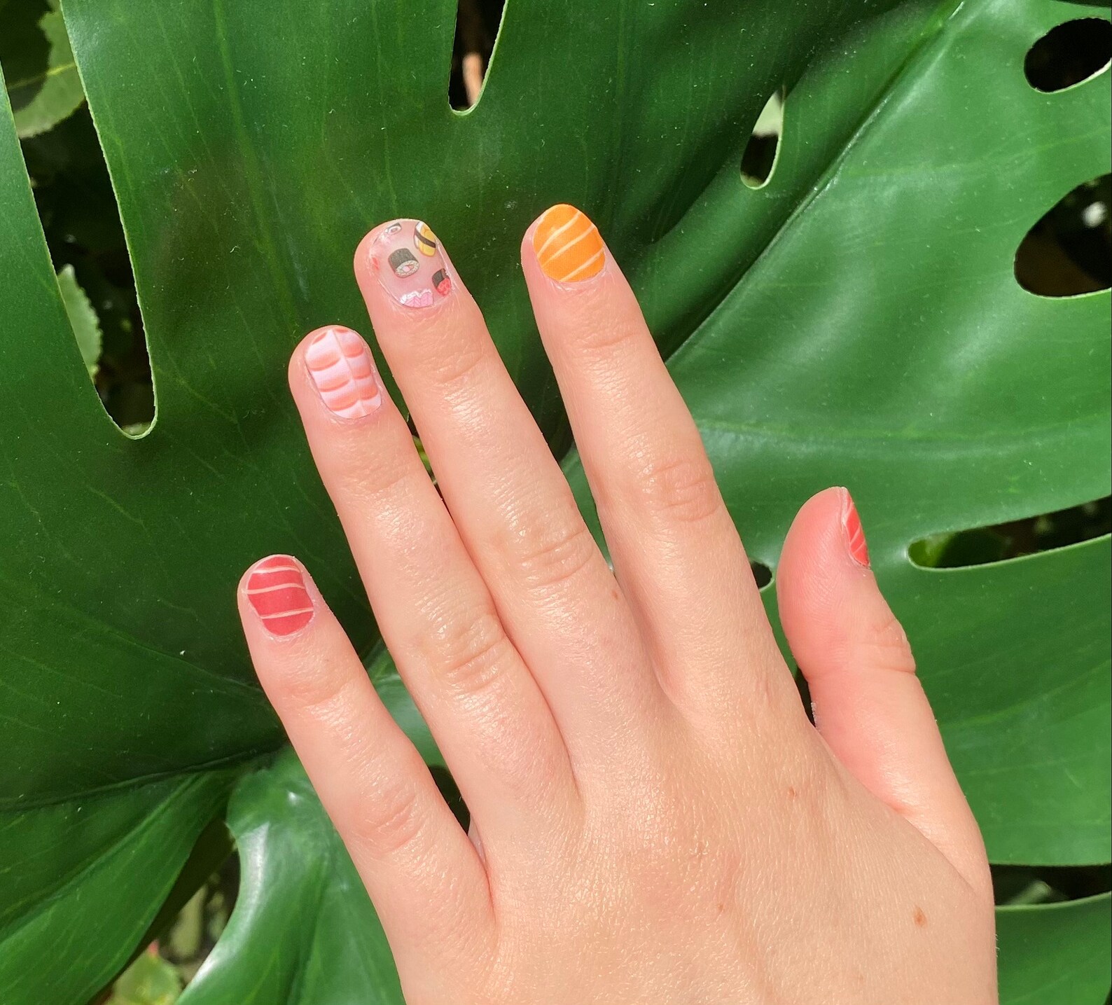 I Dream of Party Sushi Nail Wraps 100 Nail Polish Stickers Etsy