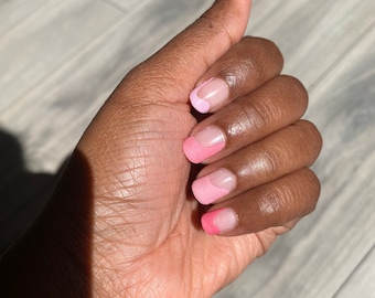 Something New Pink  Nail Wraps / Nail Strips / Nail Stickers UK