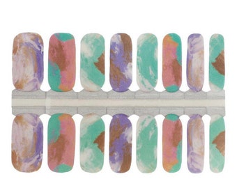 Santa Baby Nail Art Design Stickers Nail Wraps 100% Nail Polish Strips Christmas Nail design