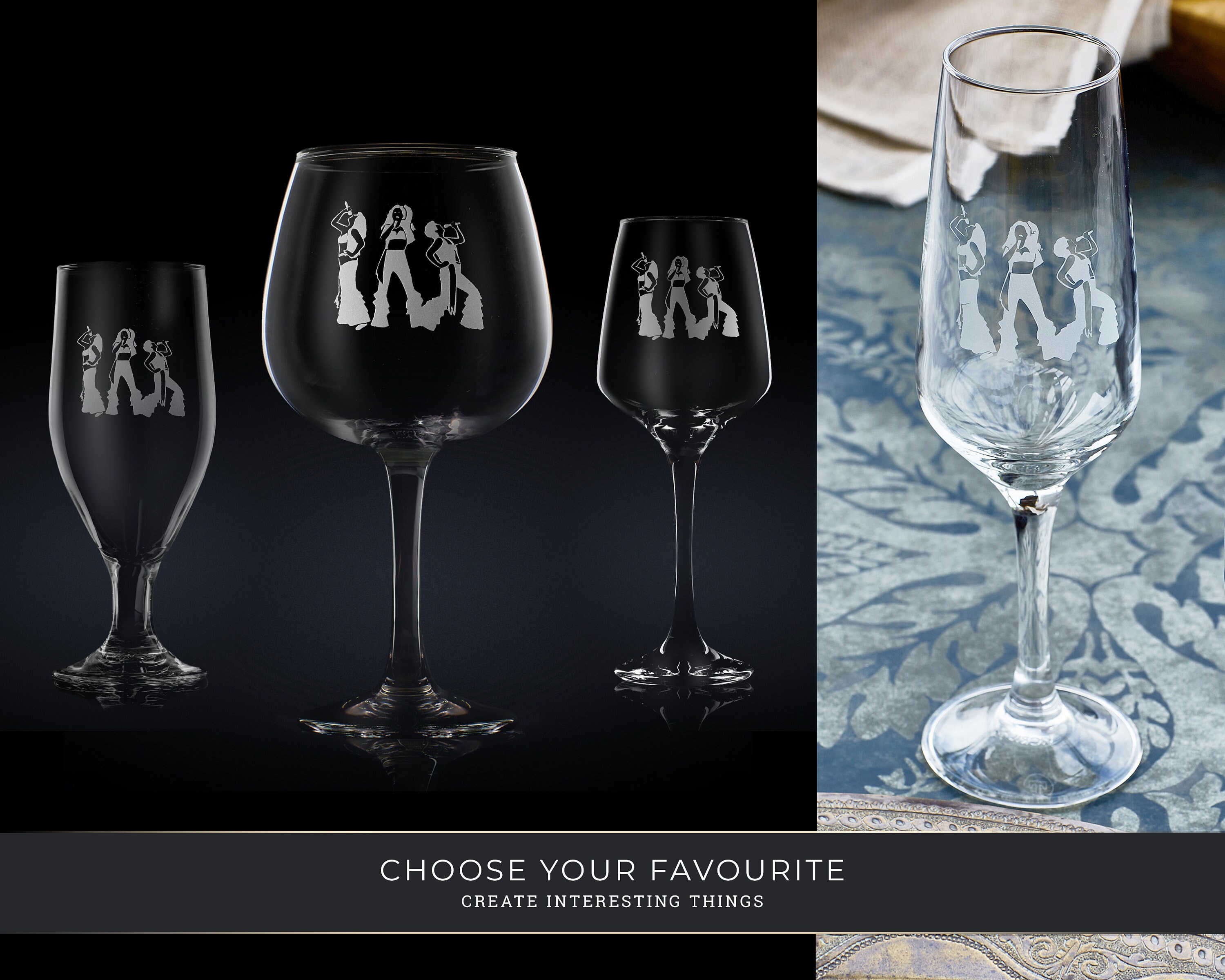 Download Mamma Mia Gin Glass Engraved With Donna The Dynamos Wine Etsy
