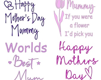 Mother’s Day vinyl decals - perfect to add to balloons or any flat surface