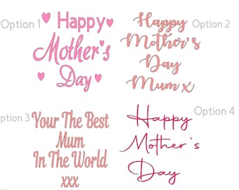 Mother’s Day vinyl decal perfect for balloons/ gift boxes/ gift bags