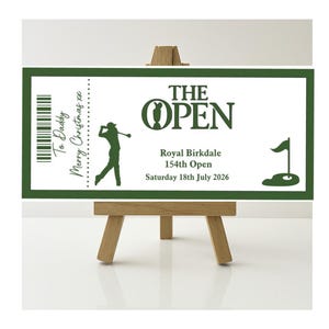 Entrada personalizada para eventos deportivos - Con opción de caja de regalo