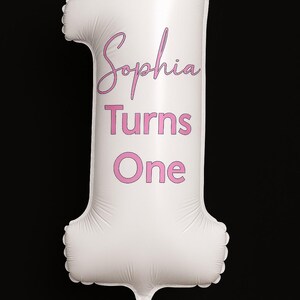 Balloon vinyl perfect for 1st or any other birthdays