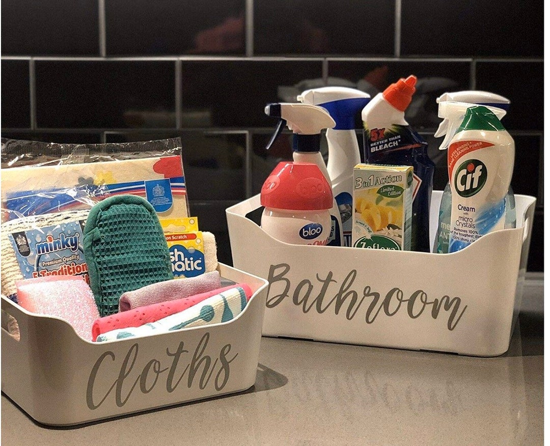 Mrs Hinch Inspired caddy Size Vinyl Labels Delivered Next Etsy