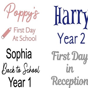 back to School vinyl decals - perfect to add to balloons
