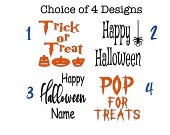 Halloween Vinyl Decal perfect to add to balloons