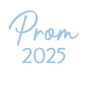 Prom 2025 Vinyl Decal