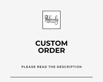 Custom order, Printable planner insert, Minimalist printable planners