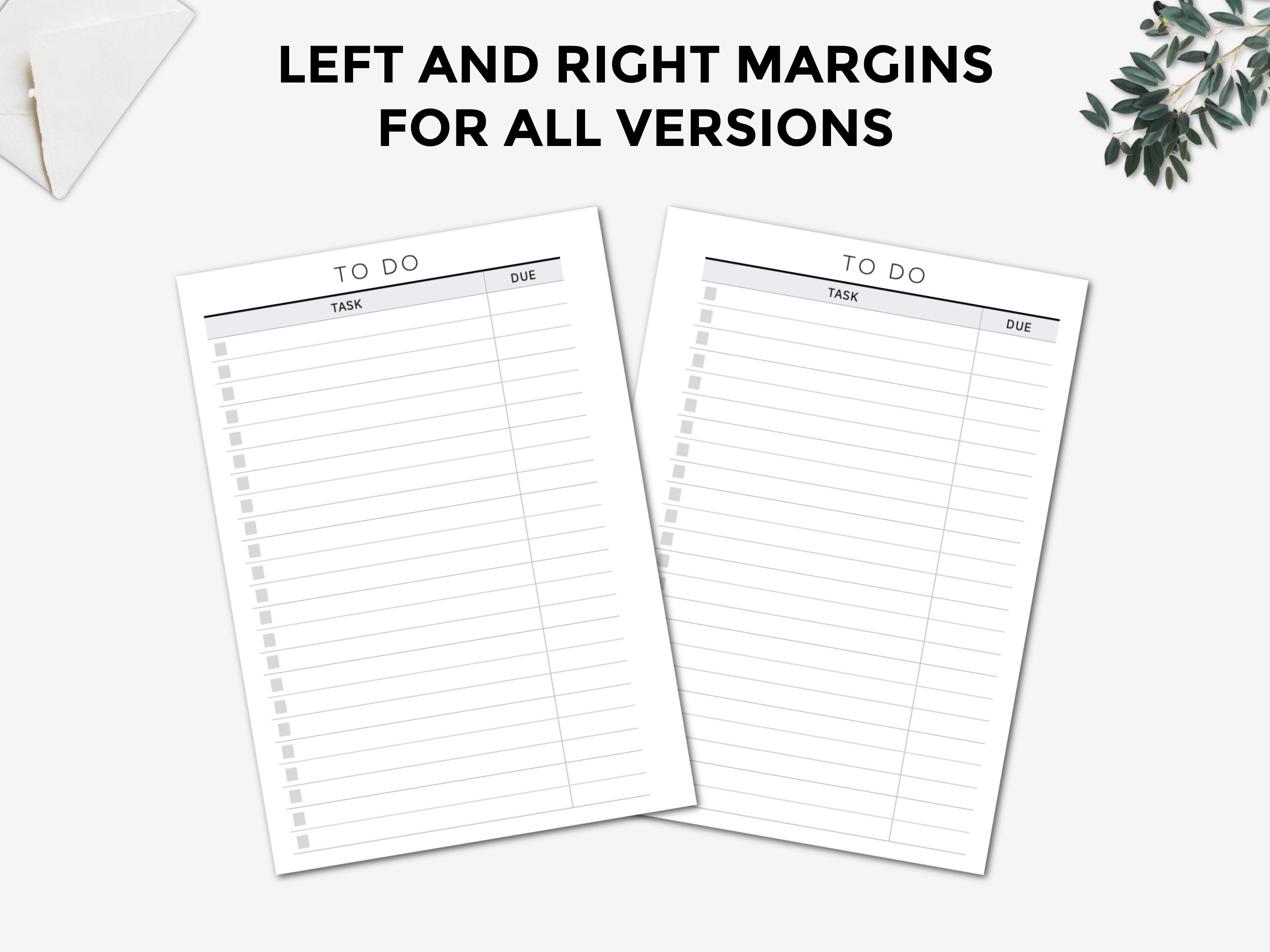Printable to do list printable checklist task list to do etsy uk