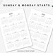 2023-24 Printable Calendar, 2023-24 Yearly Calendar, 2023 Minimalist ...