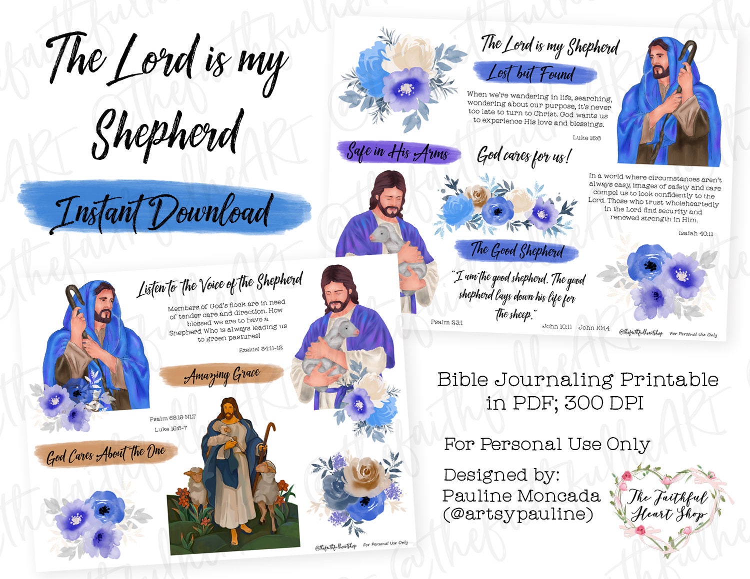 Women of the Bible: Ruth. Bible Journaling/faith Planner Digital Download  Printable 