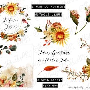 Falling in Love With Jesus. Bible Journaling/faith Planner Digital ...
