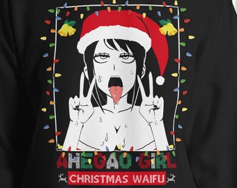 ahegao christmas sweater