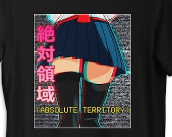 Absolute Territory Anime Girl T-Shirt, Otaku Manga Streetwear