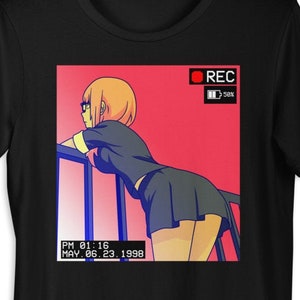 Waifu Anime Girl Shirt, Vintage Aesthetic Anime Girl T-shirt, Pink Hair Anime Girl Tee, Waifus Anime Clothes, Absolute Territory Clothing