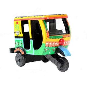 Indune 's Three Wheeler India Moves on - Autorickshaw / Indian Auto Miniature/ Model Indian Truck