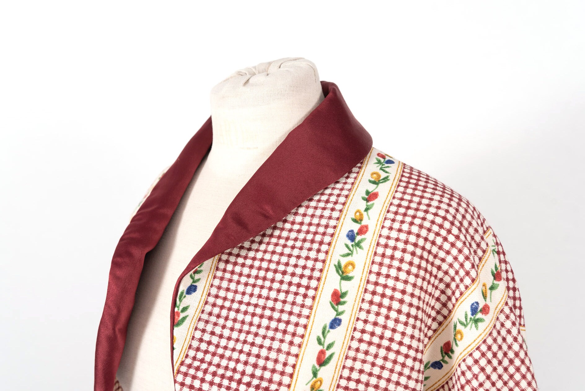 Checkered Jacquard Bolero Jacket Size L - Etsy