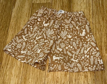 Pantaloni in mussola di cotone biologico - bambini, neonati o bambini piccoli - realizzati in doppia garza di cotone biologico al 100%.