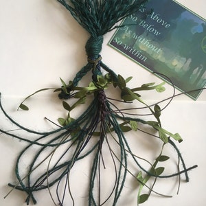 Gaia Green Witch Poppet - Pagan Home Protection Talisman image 4