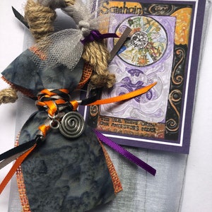 Samhain kitchen witch blessing doll poppet talisman good luck protection  handfasting wedding new home gift