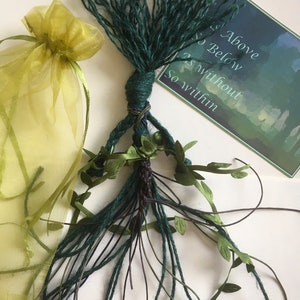 Gaia Green Witch Poppet - Pagan Home Protection Talisman image 2