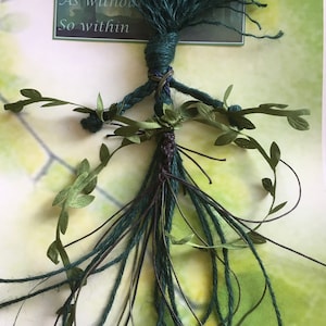 Gaia Green Witch Poppet - Pagan Home Protection Talisman image 5
