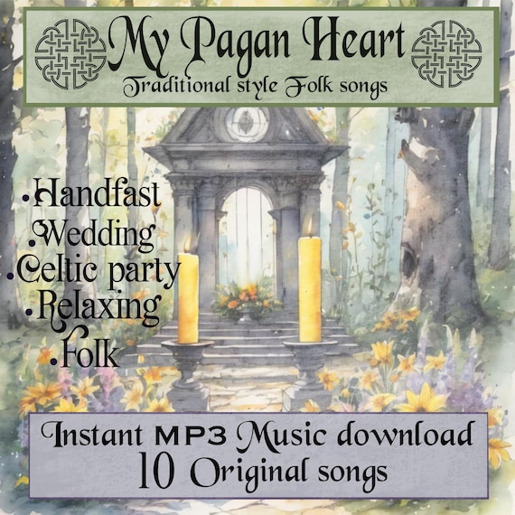 Celtic Pagan Wedding Music, Original Folk Songs (MP3 Digital Download)
