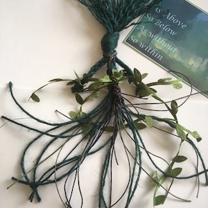 Gaia Green Witch Poppet - Pagan Home Protection Talisman image 8