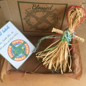 Imbolc brigid corn doll handcrafted gift home blessing