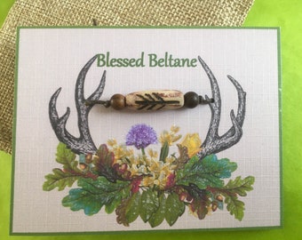 Beltane tie bracelet card bag gift set wish bracelet sabbat gift