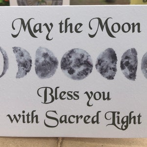 Mond Karte Grußkarte Geburtstag handfast neues Haus witchy Geschenk