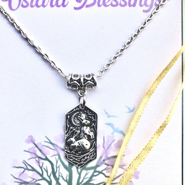 Ostara necklace Hare nest Sabbat Jewellery beautiful design card and bag included