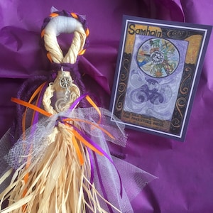 Samhain corn doll Wiccan altar protection