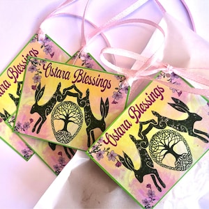 Ostara gift tags original art for ostara gifts home baking