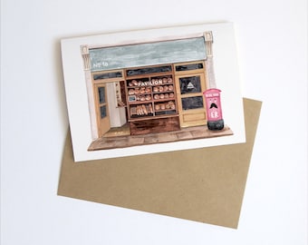 Greetings Card | Anniversary | Bakery | Bread | Painting | Illustration | Post | Royal mail | Mustache | British | UK