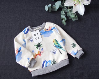 Jumper / Sweatshirt  / baby, Kids wear /  Kids fashion /  Children, Girls, Boys / Illustration / Handmade / Fabric Design