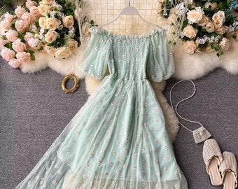 fairycore prom dress