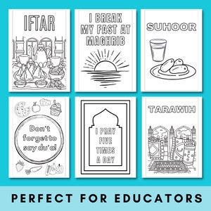Kids Ramadan Coloring Book Printable, Ramadan Printable, Ramadan Activities, Islamic Coloring Pages, Kids Eid Activity, Islamic Prints, Ramadan Mubarak Digital Download, Eid Mubarak Card, Muslim Homeschool Printable, Islamic Homeschool, Ramadan Sheet
