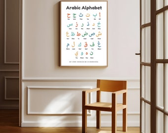 thumbnail image 2 of Laminated Arabic Alphabet And Numbers Posters For Kids 2 of 12