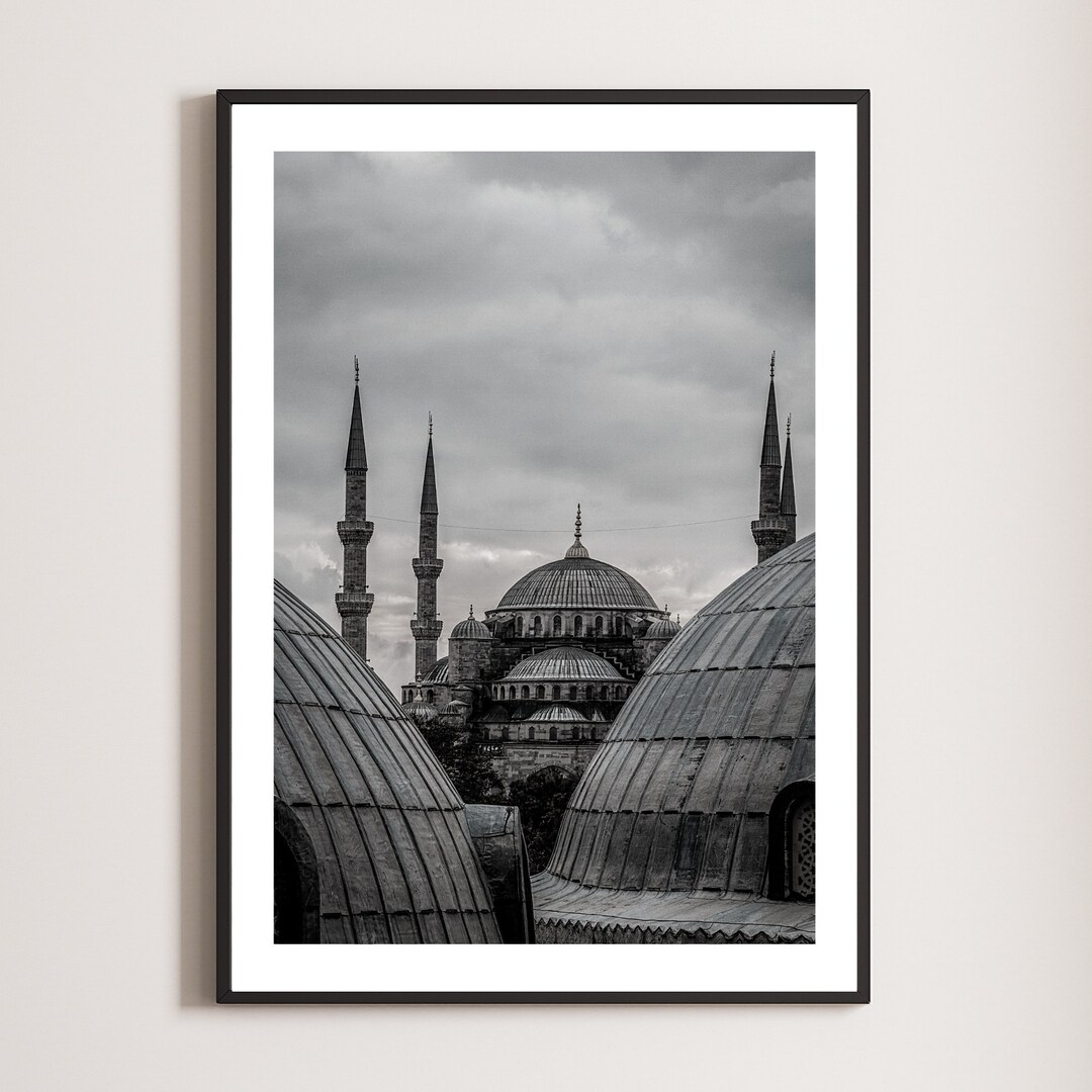 Mosque Wall Art Masjid Wall Art Mosque Poster Minimal Islamic Wall Art