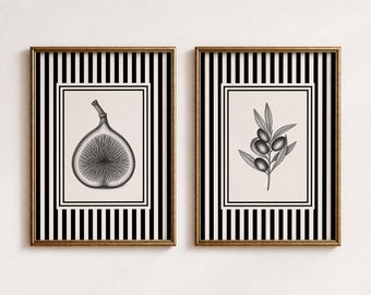 Fig And Olive Printable Art Set Surah Tin Quran Decor Muslim Housewarming Gift Minimalist Fruit Art Kitchen Decor Neutral Muslim Gift Eid