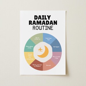 Ramadan wall art bundle with Arabic calligraphy, Ramadan Mubarak poster, and daily Ramadan routine print. Perfect for Muslim home decor, Islamic printable art, and Ramadan gifts. Ideal for prayer room decorations, spiritual wall art, and festive Ramadan displays. Great for celebrating the holy month with meaningful Islamic artwork. High-resolution digital download for easy printing. A thoughtful gift for Muslim families and Ramadan celebrations.