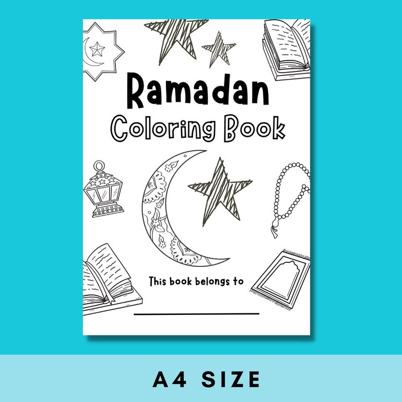 Kids Ramadan Coloring Book Printable, Ramadan Printable, Ramadan Activities, Islamic Coloring Pages, Kids Eid Activity, Islamic Prints, Ramadan Mubarak Digital Download, Eid Mubarak Card, Muslim Homeschool Printable, Islamic Homeschool, Ramadan Sheet