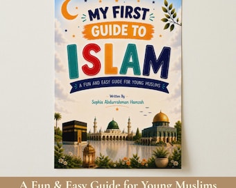 Learn Islam for Kids Printable Islamic Studies Book Muslim Homeschool Guide to Faith Salah Quran Ramadan and Eid Five Pillars Iman Kids Gift