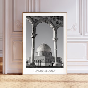 Masjid Al-Aqsa Mosque Wall Art Aqsa Art Masjid Wall Art Palestine Art Print Al-Aqsa Poster Islamic Wall Art Islamic Decor Palestine Wall Art
