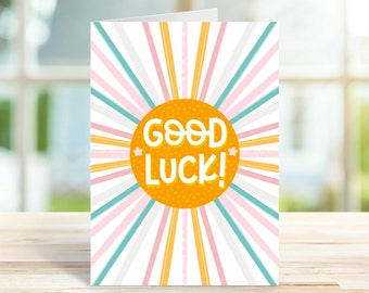 Good Luck Card | Good Luck At Your New Job Interview | Good Luck At University | Good Luck For Driving Test | Good Luck For Exam | Congrats