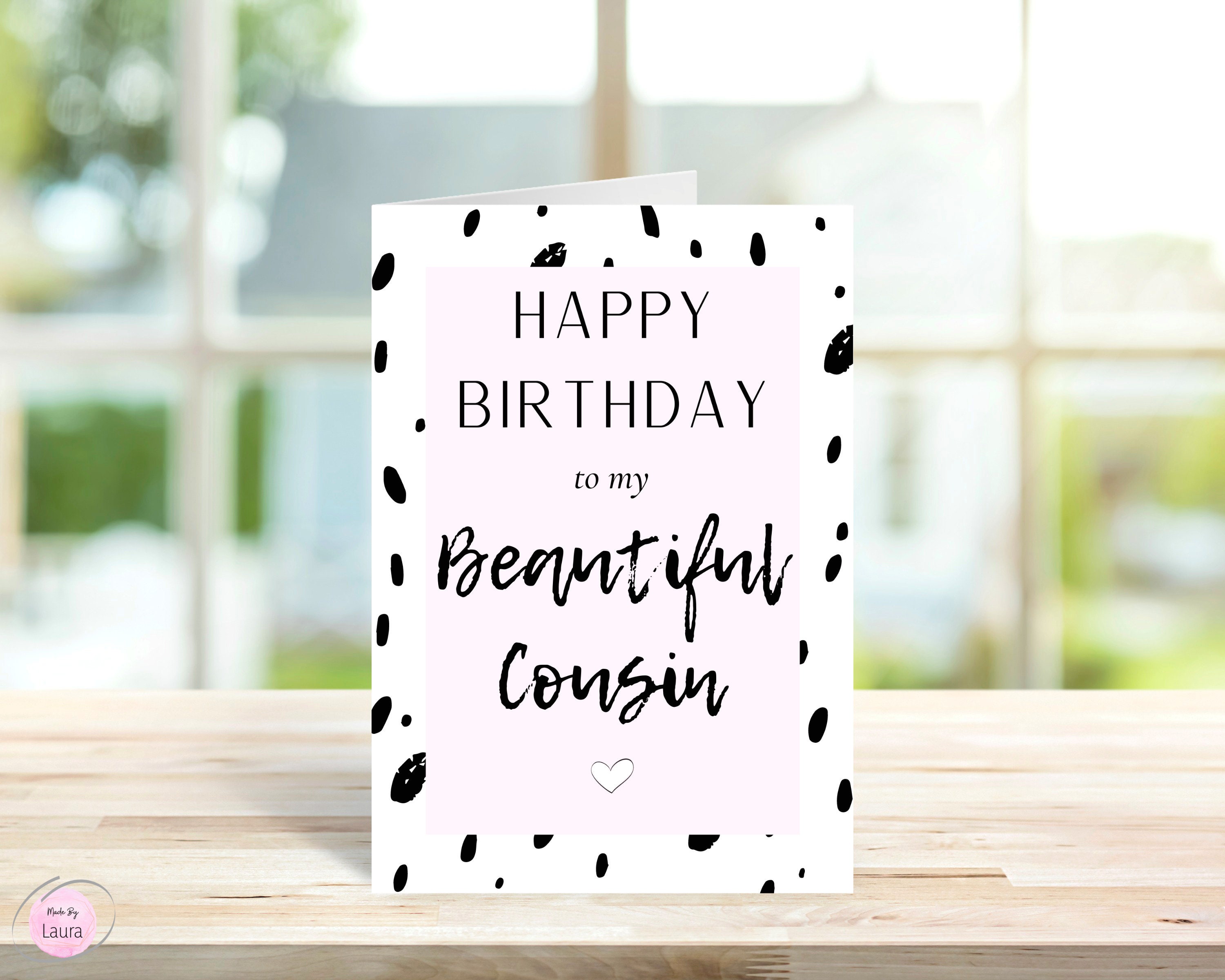 BIRTHDAY CARD ~ COUSIN BIRTHDAY CARD ~ COUSIN